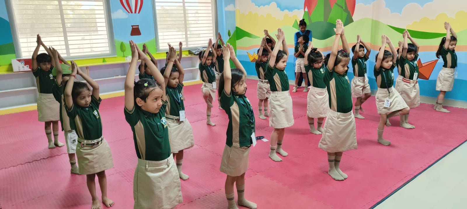 Yoga session