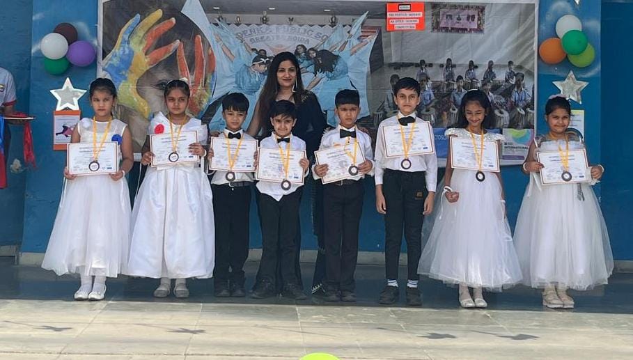 Third Prize in Interschool western dance competition was won by Prominence world school